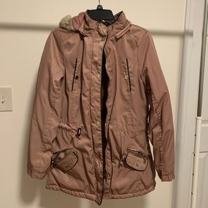 Rose gold winter jacket